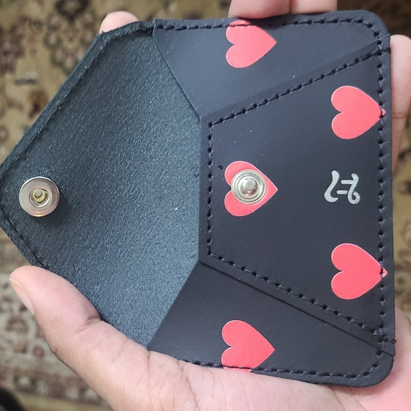 Leather card wallet - Picture 3 of 4